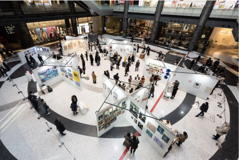 「Study：大阪関西国際芸術祭 / アートフェア 2022」の会場風景　Photo: Kohei Matsumura