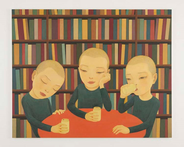 「Philosophy」 2018 acrylic on canvas　130.7 x 162.0cm ©Hideaki Kawashima：川島秀明展「Youth」小山登美夫ギャラリー