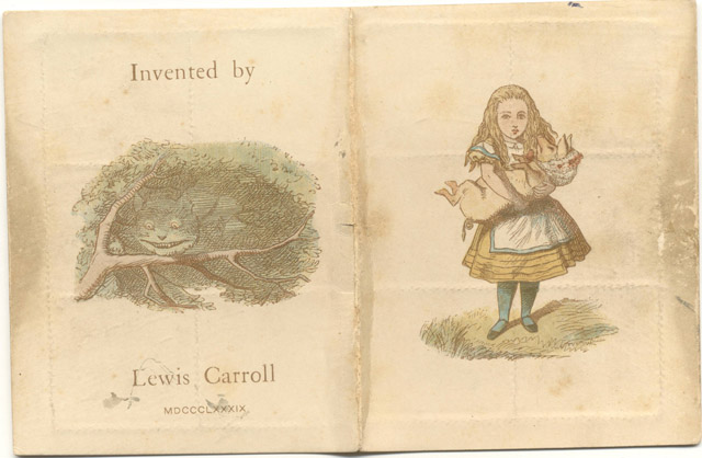 ルイス・キャロル「切手ケース」 Lewis Carroll, The Wonderland postage stamp case, The Rosenbach, Philadelphia：「不思議の国のアリス展」神戸展 兵庫県立美術館